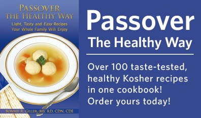 Passover the Healthy Way Cookbook