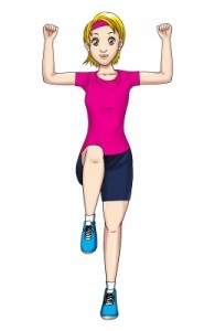 Avatar of woman exercising