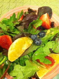 Mixed Greens Citrus Berry Salad