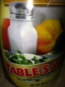 Salt container
