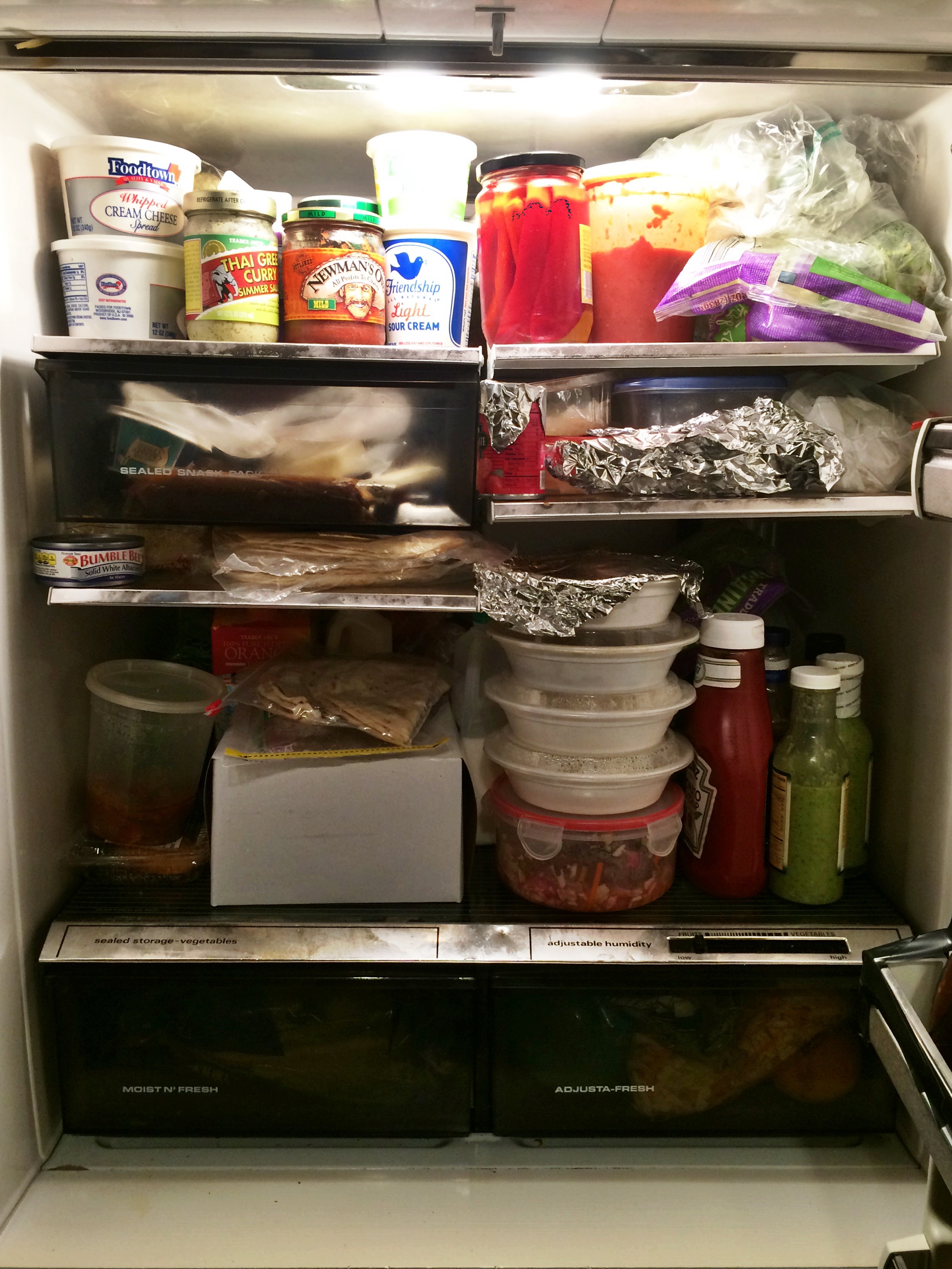 Organize Your Crowded Thanksgiving Fridge With Temporary Cardboard