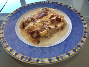 Baked Oatmeal with Apples Pears