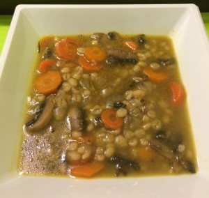 Mushroom Barley Soup 2